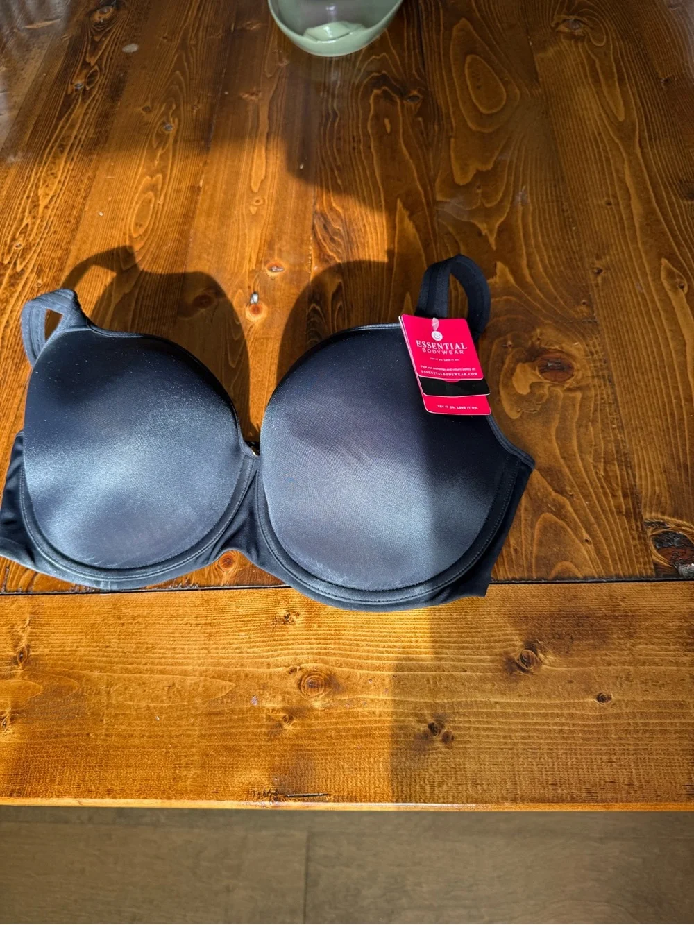 Essentials Bodywear Abbie Bra in Black - Picture 1 of 5